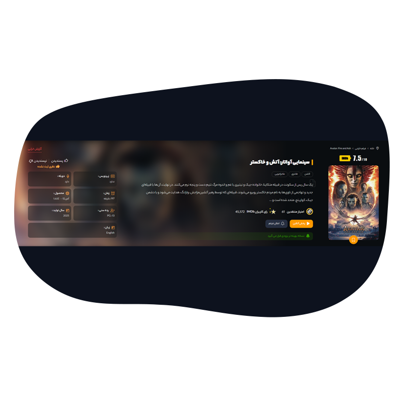 اطلاعات کامل هر پست فیلم و سریال در سناریو